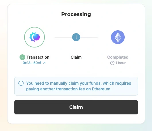 Withdraw from INTMAX Network