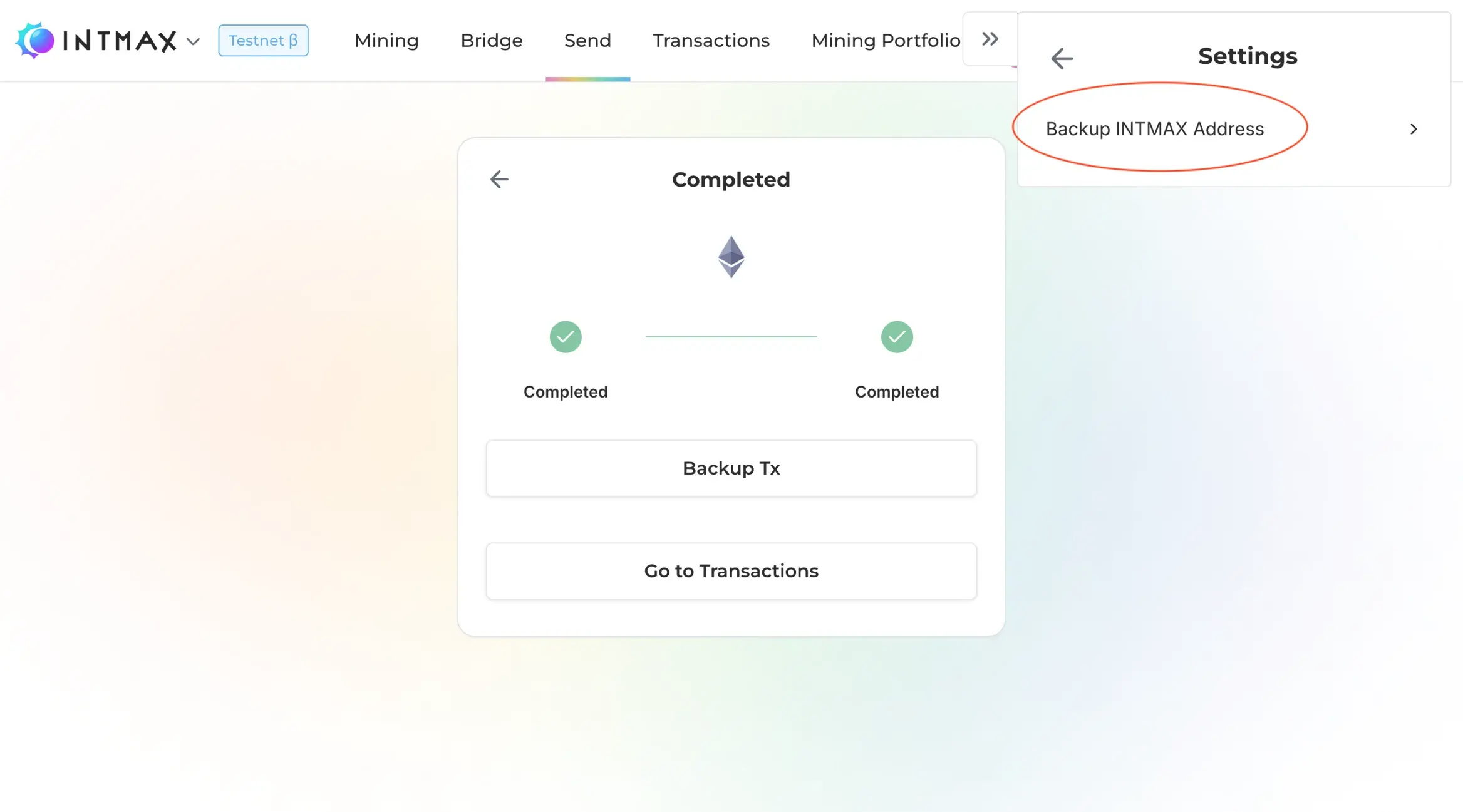 Export INTMAX Private Key