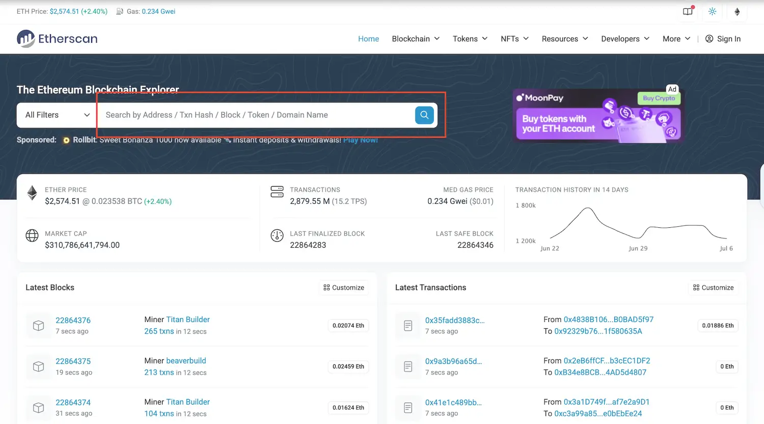 Etherscan Transaction