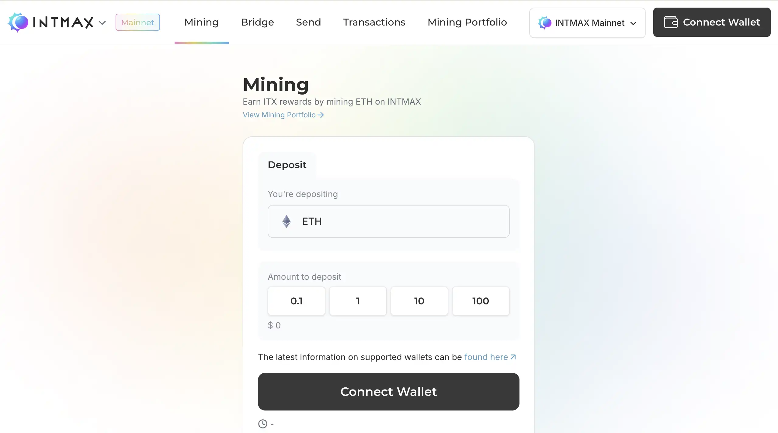 Mining Page