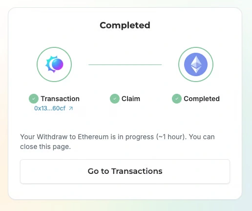Withdraw from INTMAX Network